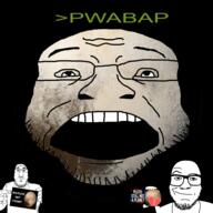 3soyjaks black_background glasses greentext hand heart holding_object planet plant pluto pointing series:spacejaks soyjak stubble subvariant:nuplier text variant:coinjak variant:markiplier_soyjak variant:redditjak // 1920x1920 // 2.4MB