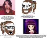 beard closed_mouth concerned glasses hair headphones open_mouth soyjak text variant:soyak vaush // 640x517 // 82.5KB