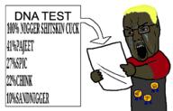 award brown_skin china dna dna_test meta:soyduel_took_place_in_comment_section mexico nate nate_(soyjak_party) nate_higgers natejak nigger pajeet penis red_shirt sandnigger swastika variant:chudjak yellow_hair // 650x417 // 47.8KB