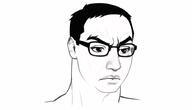 ai_generated angry glasses hair soyjak variant:chudjak // 896x512 // 144.4KB