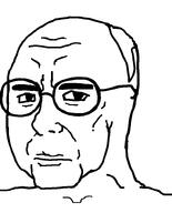 beardless glasses hairless leftist serious subvariant:stud variant:soyak // 644x800 // 13.9KB