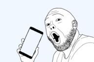 open_mouth showing_phone template transparent_background variant:dokkanjak // 3130x2075 // 1.2MB