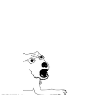 animal animated dog glasses open_mouth poyopoyo soyjak stubble variant:unknown zoomzoom // 376x400 // 308.4KB