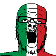 country countrywar flag flag:italy glasses italy mustache open_mouth soyjak stubble variant:a24_slowburn_soyjak // 454x520 // 8.0KB