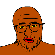 eyebrows glasses michael_nacke open_mouth soyboy stubble variant:nackejak wrinkled // 541x545 // 5.4KB