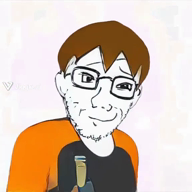 badge brown_hair clothes dan glasses hair looking_at_you meta:ai_generated smile smug stubble variant:soyak viggle watermark // 576x576, 8.7s // 1.3MB
