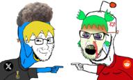 4chan angry anime broccoli crying fat hair mask nate pointing reddit smug stubble twitter twitter_immigrant variant:chudjak variant:feraljak vein yotsoyba zoomer // 1020x616 // 248.2KB