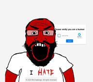 angry captcha clothes i_hate mcchallenge meta:tagme subvariant:science_lover variant:markiplier_soyjak // 1070x941 // 153.1KB