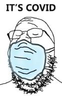bald closed_eyes coronavirus_pandemic covid covid19 facemask glasses ias its_over mask soyjak stubble text variant:gapejak // 600x920 // 291.3KB