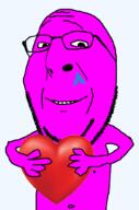 Thinkson arch_linux arm belly_button developer glasses hair hand linux merge purple_skin soyjak soyjak_party stubble subvariant:wholesome_soyjak teeth thinkson_user transparent_background variant:cobson variant:gapejak wholesome // 676x1021 // 95.7KB