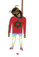 antenna arm bindi blood bloodshot_eyes brown_skin brown_teeth castration clitty cockroach dark_skin effeminate flag:minor_attracted_person flag:morocco full_body genital_mutilation glasses hanging hindu hinduism islam judaism leaking leg looking_at_you map_(pedophile) meta:namefags morocco morostein_(user) neovagina nigger noose pajeet pedophile pedophilia pig poop rat roach roachnigger rope shitskin sissy soyjak star_of_david stubble suicide tail tranny troon unibrow variant:bernd // 2012x2908 // 208.1KB