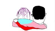 2soyjaks arm back chud_troon_alliance clothes friendship hand purple_hair tranny transgender_flag tshirt variant:bernd variant:chudjak // 1237x698 // 29.7KB