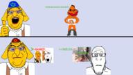 ack angry anti_ongezellig award ban blood gore greentext hanging idf janny jewish_nose judaism mymy naked ongezellig open_mouth orange_skin subvariant:chudjak_front subvariant:neutralplier thumbs_up variant:alicia variant:chudjak variant:cobson variant:feraljak variant:markiplier_soyjak // 1920x1080 // 612.4KB