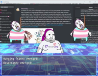 3soyjaks amphibian chud frog meta:tagme nas:pepe pepe_the_frog resetera rpg soyjak subnas:apu tranny variant:bernd variant:chudjak variant:wojak video video_game wizard wojak // 832x654, 54.7s // 3.0MB