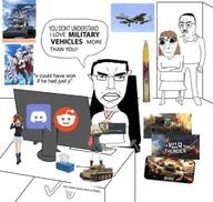 anime azur_lane discord girls_und_panzer military napkin plane reddit steam subvariant:hornyson tank variant:chudjak variant:cobson war_thunder world_of_tanks you_don't_understand // 720x684 // 44.5KB