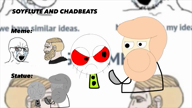 Meme_island bald beard beats black_shirt blond bloodshot_eyes blue_eyes clothes crying depetrified ear fadster flute glasses individual_sound music my_singing_monsters nas:nordic_chad nordic_chad open_mouth soyflute_and_chadbeats statue stubble teeth trendian variant:soyak video white_skin // 1920x1080, 24.6s // 805.8KB