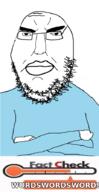arm closed_mouth clothes crossed_arms fact fact_check glasses stubble text variant:chudjak // 461x896 // 211.9KB