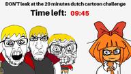 challenge mymy nate ongezellig punisher_face subvariant:fun_sized_feraljak variant:feraljak variant:markiplier_soyjak // 1243x699 // 171.9KB