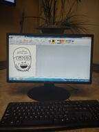 computer glasses irl monitor ms_paint open_mouth soyjak stubble variant:unknown // 3000x4000 // 2.8MB