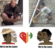 flag:india flag:turkiye heart india indian pajeet turk turkiye turkroach variant:pajeetjak we're_not_the_same // 1098x980 // 113.3KB