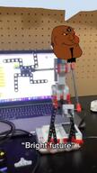 Warrior-Z(user) animated aryan brown ext=gif nigger robot shitskin speech_bubble subvariant:mexiaryan swastika variant:meximutt white // 538x956 // 6.4MB