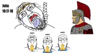 ack amen bald christcuck christianity closed_eyes closed_mouth crown_of_thorns crying english_text glasses hair hanging hanging_troon jesus_christ looking_up multiple_soyjaks nas:nordic_chad nas:yes_chad open_mouth praying praying_hands stubble teeth teeth_showing text tongue tongue_out variant:bernd variant:markiplier_soyjak white_background // 1206x663 // 83.4KB