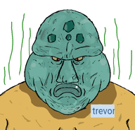 blue_skin fat green_skin meta:namefags name_tag namefags obese retard shading stare stench stink_lines stinky sweating trevor_(user) ugly variant:disgusting_trevorcreature // 803x768 // 129.9KB