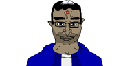 5_o_clock_shadow blood blood_on_face brown_skin chudson88_(namefag) clothes ear flag:israel gempass glasses hair hat hood israel jewish_nose judaism kippah looking_at_you meta:namefags meta:self_insert series:yehudyakim star_of_david subvariant:chudjak_front variant:chudjak white_background // 1400x700 // 19.5KB