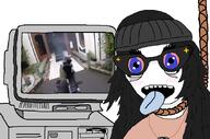 avengers beanie bloodshot_eyes christchurch_shooting computer floppy_disk_drive glasses hanging meta:tagme smile tounge_out variant:soytan // 843x559 // 151.7KB