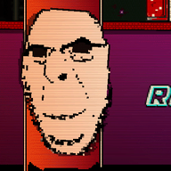 closed_mouth glasses hotline_miami pixel_art smile soyjak stubble subvariant:hornyson variant:cobson video_game // 405x585 // 6.6MB