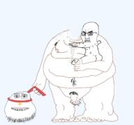 angry baby bald blank button charlie_the_steak fat gynaecomastia leash naked obese pacifier penis pet pointing stubble template transparent_background variant:chudjak variant:meatjak // 1600x1500 // 342.1KB