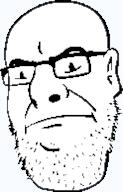angry ear foxford_comics glasses redraw soyjak stubble subvariant:foxson template transparent_background variant:cobson // 124x194 // 47.3KB