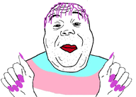 closed_mouth flag:transgender_pride_flag hand hands_up lipstick nails painted_nails tranny trans troon variant:alicia // 908x650 // 113.2KB