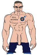 buff chud cock dick male male_sex_symbol meta:op_is_possibly_a_faggot meta:pornographic_content misogyny muscles muscular_male penis subvariant:chudjak_front swastika variant:chudjak // 1414x2048 // 648.6KB