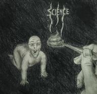 bug fly full_body glasses hand holding_object open_mouth pencil_drawing science soyjak spoon stubble text variant:unknown // 1024x991 // 246.5KB