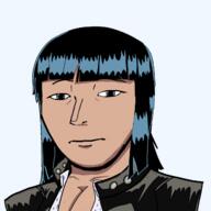 anime breasts closed_mouth hair nico_robin one_piece serious soyjak tan_skin transparent transparent_background variant:kuzjak // 1280x1280 // 369.5KB