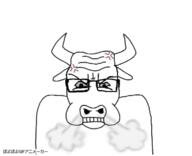 anger_mark angry animated bull ext=gif horn jump low_quality poyopoyo red_skin steam variant:unknown // 400x324 // 366.0KB