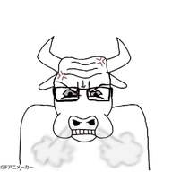 anger_mark angry animated bull ext=gif horn jump low_quality poyopoyo red_skin steam variant:unknown // 400x324 // 366.0KB