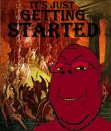 demon ear evil eyelids glasses hell its_over red_skin soyjak stubble subvariant:massjak subvariant:wholesome_soyjak text variant:gapejak yellow_sclera yellow_teeth // 1020x1211 // 1.7MB