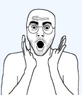 arm glasses hand open_mouth soyjak stubble template variant:britjak // 860x1000 // 20.4KB