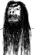 angry beard glasses hair hairy long_hair mustache nose_hair soyjak variant:gapejak // 1069x1709 // 387.9KB