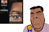 award bunta_fujiwara eyes_closed face_reveal initial_d nigger pink_shirt soyjak_forum subvariant:branigger variant:brandon variant:cobson veiron_(user) // 1613x1054 // 648.0KB