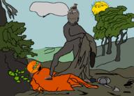 admin_thrembo anti_froot boot boot_(user) brown_skin crying froot froot_(user) glasses leaf open_mouth orange_skin shoe smile soyjak soyjak_party stubble subvariant:wholesome_soyjak sun tree variant:cryboy_soyjak variant:gapejak // 1003x719 // 140.9KB