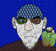 abstract colorful flower front_facing frown gimp glasses nonsense pepper plant variant:susjak wilber // 680x620 // 327.0KB