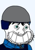 barney barney_calhoun blue_shirt calarts clothes green_eyes grin half-life smile suit teeth variant:soyak // 900x1290 // 310.8KB