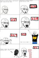 alarm_clock arm class clock clothes comic disappointed excited gigachad glasses hand hands_up nas:gigachad open_mouth rage_comic sad soyjak stubble text variant:excited_soyjak variant:soyak wu_tang_clan // 500x741 // 177.7KB