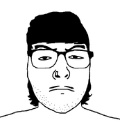 closed_mouth glasses hair mullet mustache nose_ring series:fusionjaks stubble variant:mulletjak variant:uncjak // 800x889 // 6.2KB