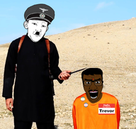 adolf_hitler hello_my_name_is_(sticker) hitler_mustache indian knife map_(pedophile) map_pride pajeet pedophile transgender_flag variant:el_perro_rabioso variant:kuzjak // 929x881 // 914.8KB