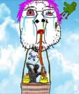 ack air_inflation bloodshot_eyes bug crying fly frog gas_cylinder gigachad glasses globohomo helium hose hose_inflation hot_air_balloon inflation_fetish mucus pepe poop purple_hair rope soyjak stubble text tranny variant:bernd ywnbaw // 720x864 // 674.8KB