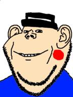 ear five_nights_at_freddy's fnaf_(fangame) impish lockjaw_(the_return_to_freddy's) smile stubble the_return_to_freddy's top_hat variant:impish_soyak_ears white_skin // 598x800 // 68.7KB